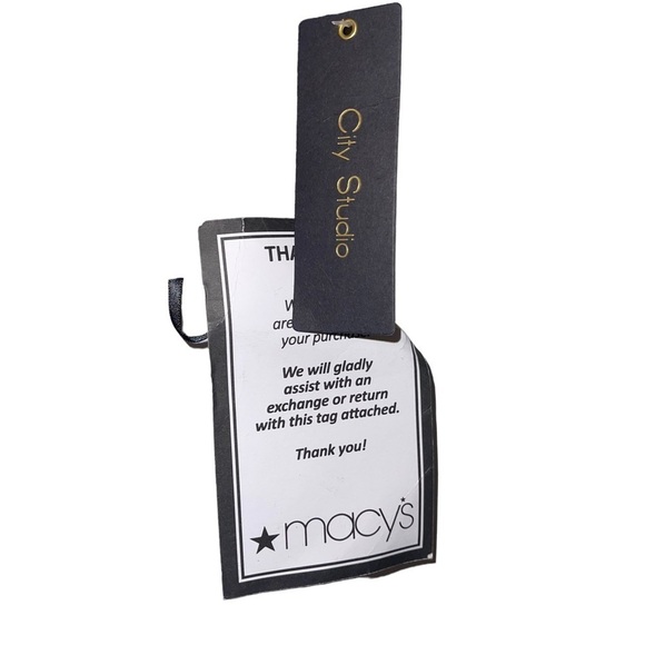 NWT Juniors size 7 City Studio black crop top - Picture 5 of 9